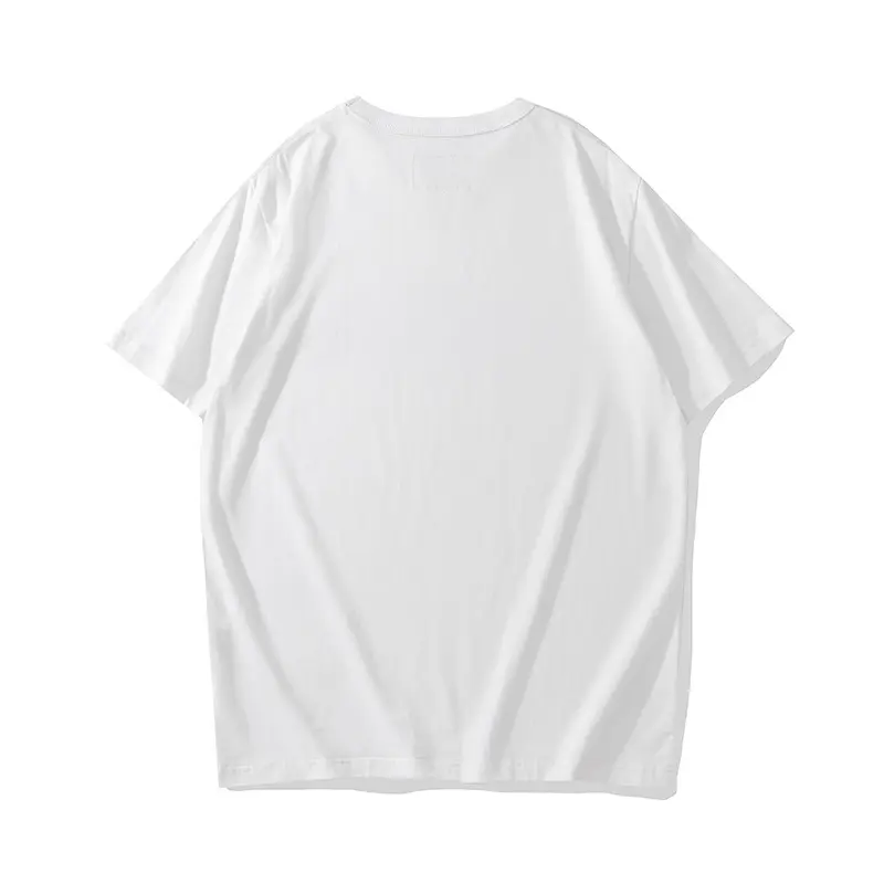 Summer American Retro 210G Short Sleeve O-neck Letter Motorcycle Printed T-shirt Men's Fashion 100% Cotton Washed Casual Tops