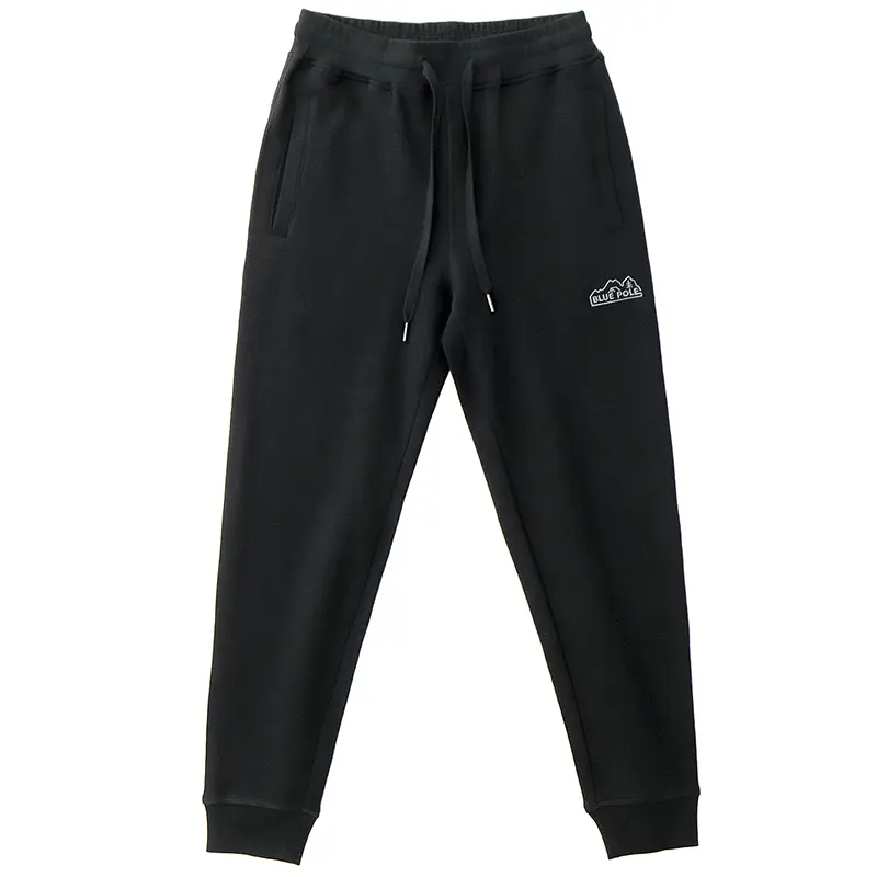 Autumn Winter New American Retro Thick Knitted Sweatpants Men's Simple Elastic Waist Drawstring Sport Casual Ankle-tied Pants