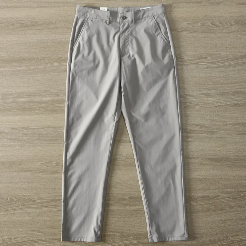 2025 Summer New American Retro Thin Quick-drying Commute Chino Pants Men's Simple Cool Feeling Casual Business Straight Trousers