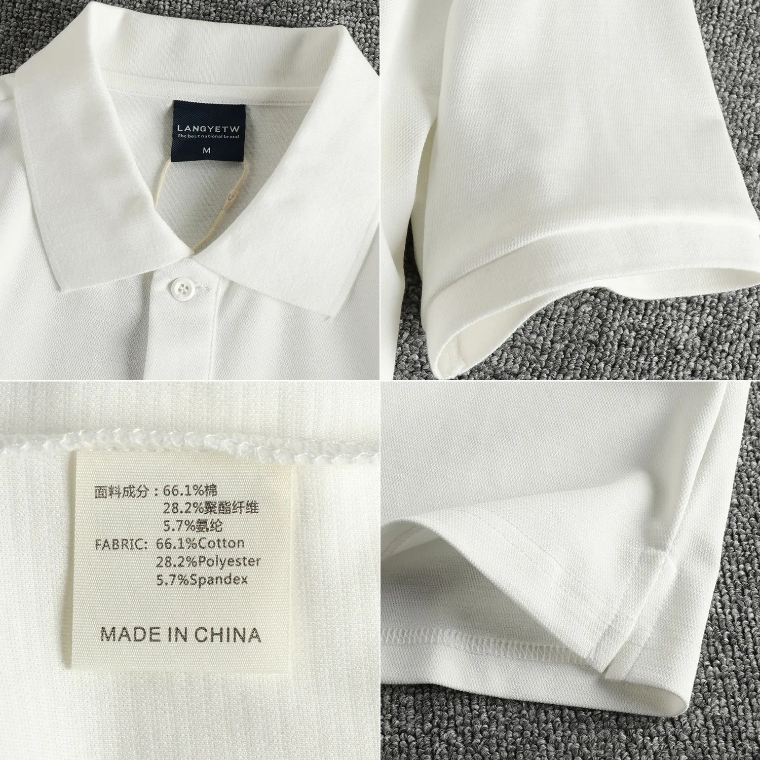 2025 Summer New American Retro Short Sleeve Lapel Solid Color Polo Shirts Men's Simple 66.1% Cotton Washed Casual Youth T-shirt