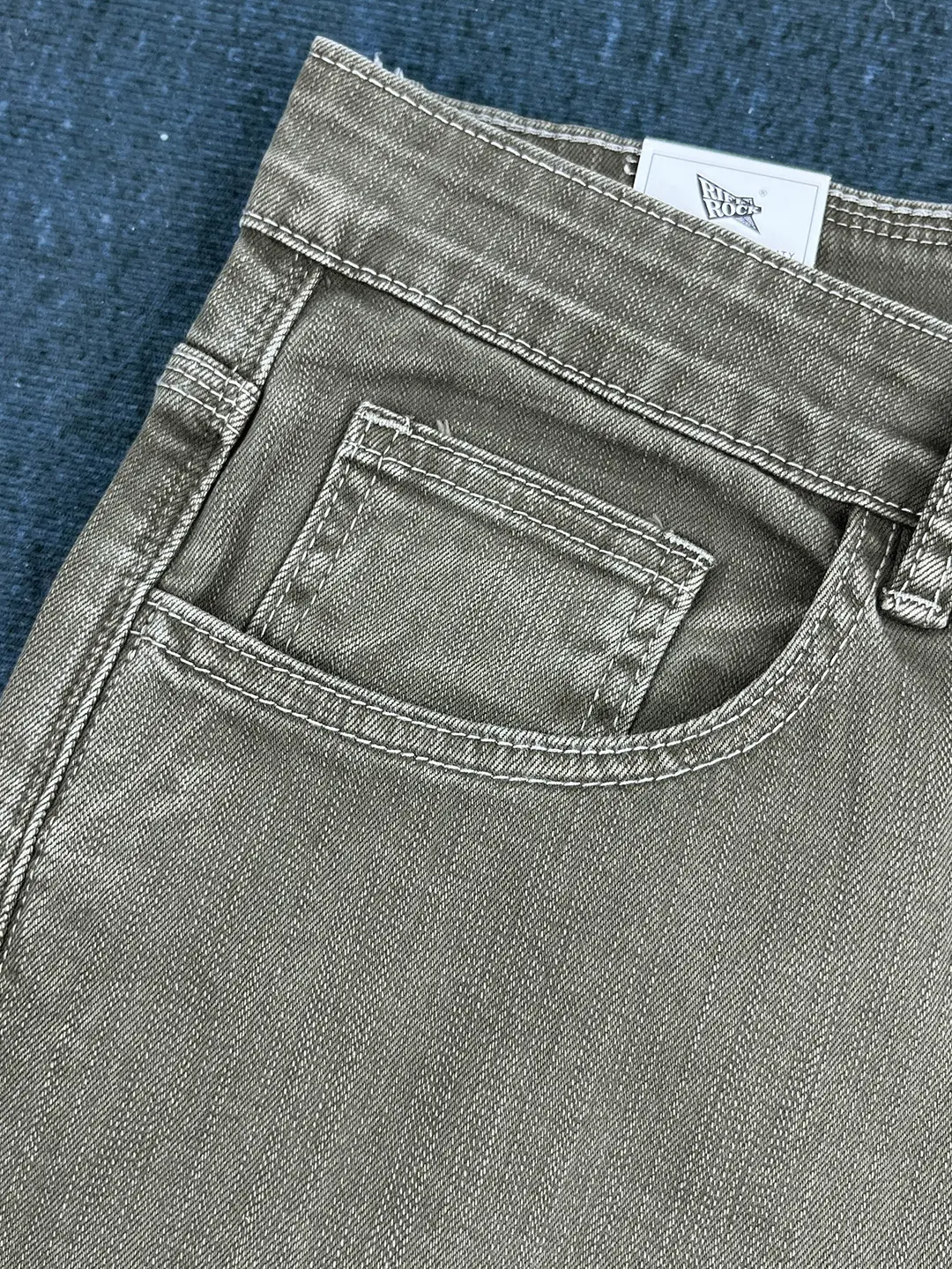 2025 Spring and Autumn New Japanese Retro Heavyweight Denim Jeans Men's Simple 92% Cotton Washed Old Casual Slim Straight Pants