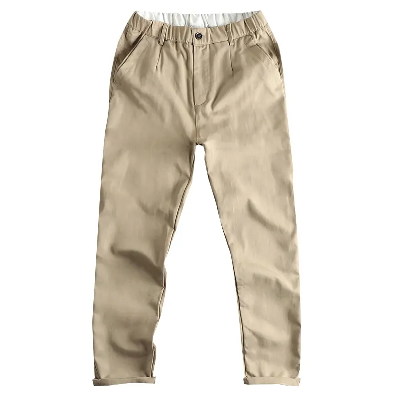 2025 Spring and Summer New American Retro 280G Woven Cool Feeling Casual Pants Men's Simple Straight Loose Tapered Trousers