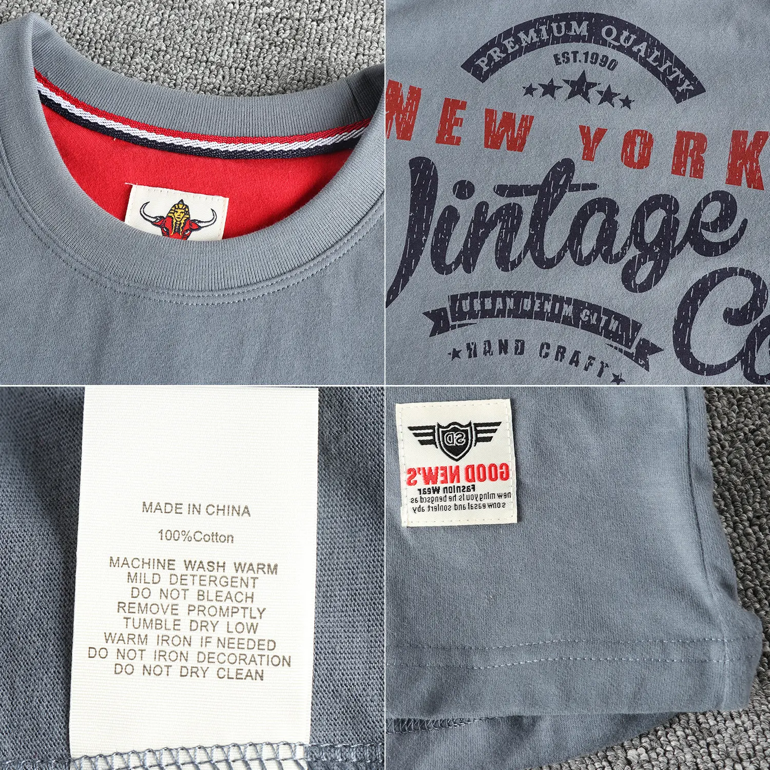 2025 Summer New American Retro Short Sleeve O-neck Letter Printed T-shirt Men's Fashion 100% Cotton Washed Casual Youth Tops