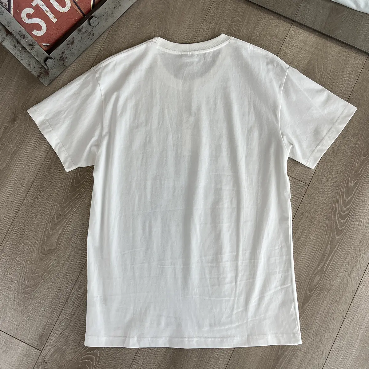 2025 Summer New American Retro Short Sleeve O-neck Letter Printed T-shirt Men's Fashion 100% Cotton Washed Casual Youth Tops