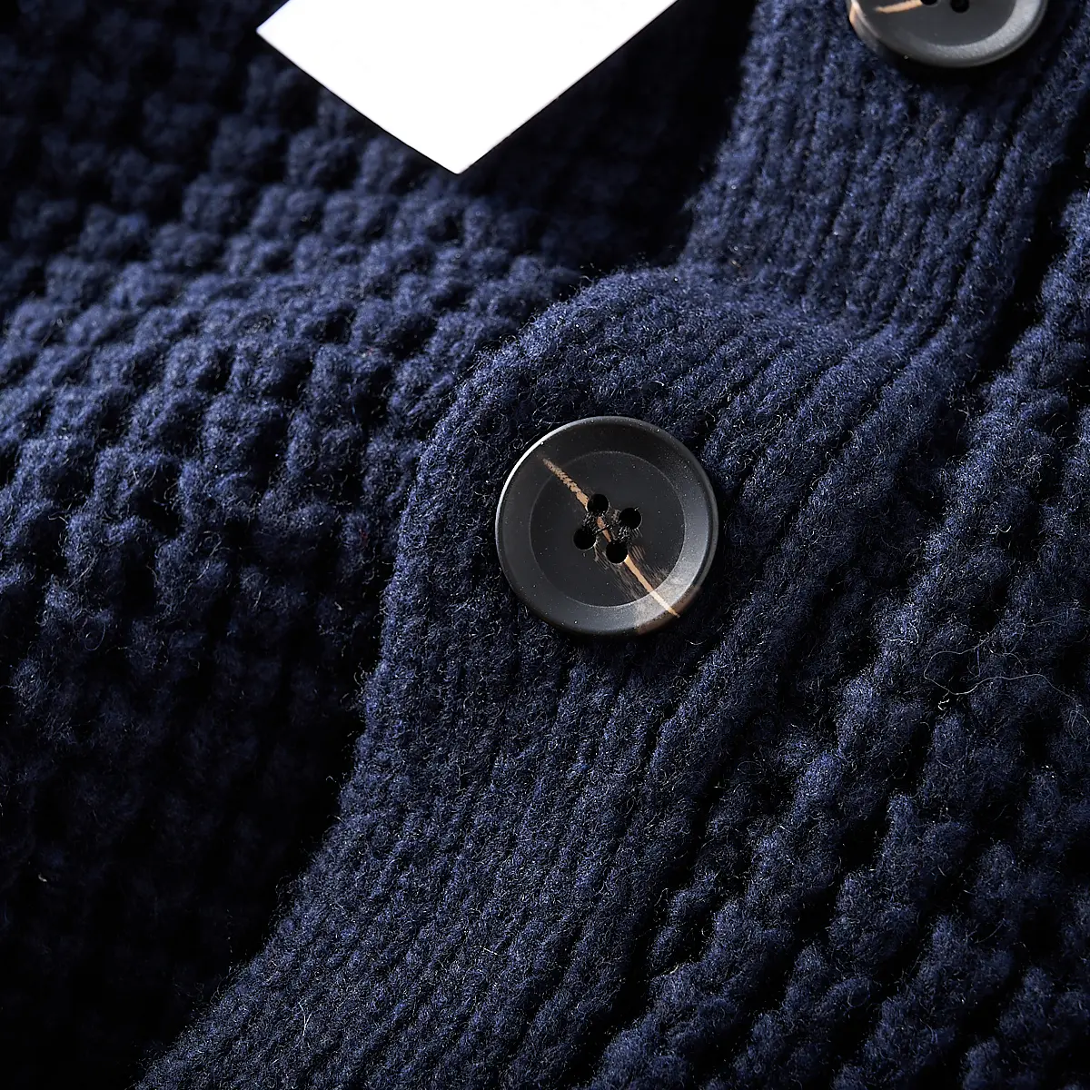 2025 Autumn and Winter New American Retro Long Sleeve Shawl Collar Knitted Sweater Men's 100% Wool Warm Casual Cardigan Jacket