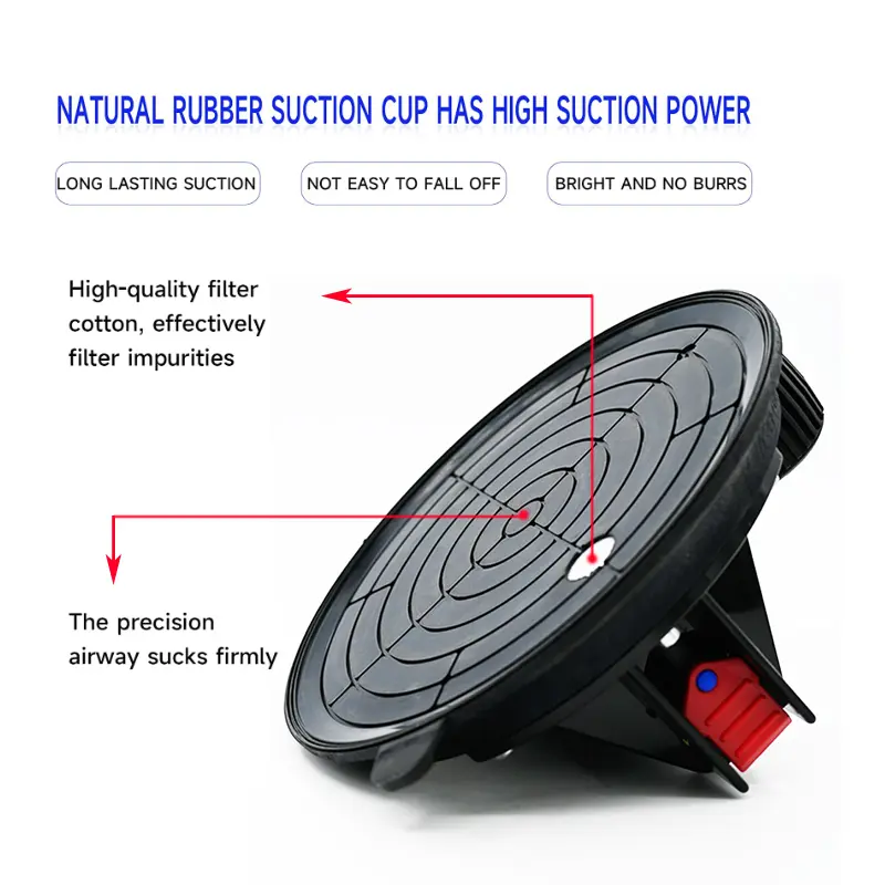 NEW Vacuum Suction Cup 8 Inch 250kg with Pressure Gauge Plastic Handle Heavy Duty Lifter for Granite Tile Glass Manual Lifting