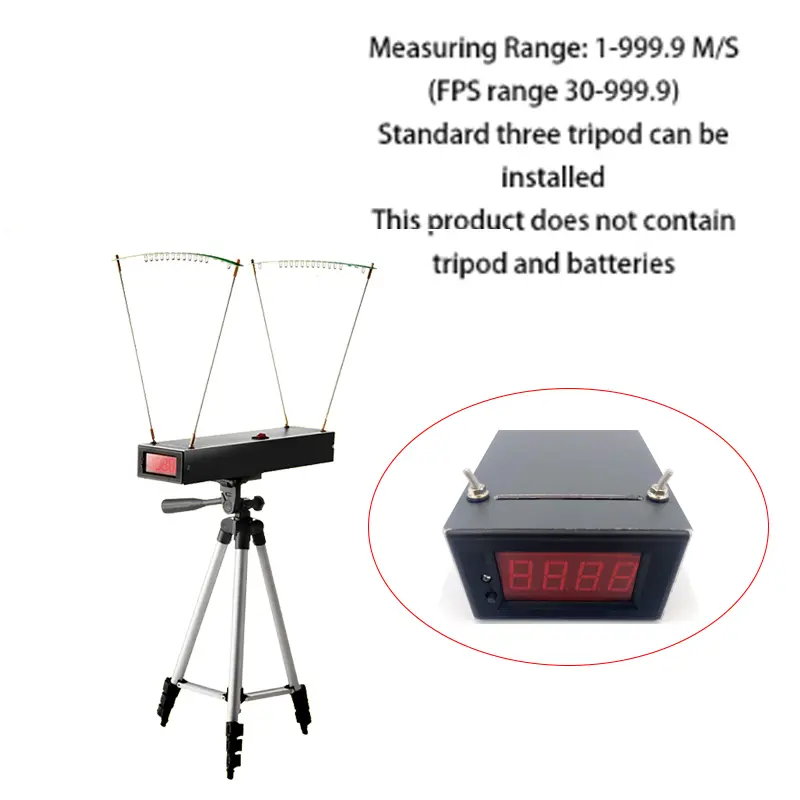 Hot Speed meter Velocimetry Slingshot Speed Measuring Instrument Velocity Measurement Tool Timing code table shooting playthings