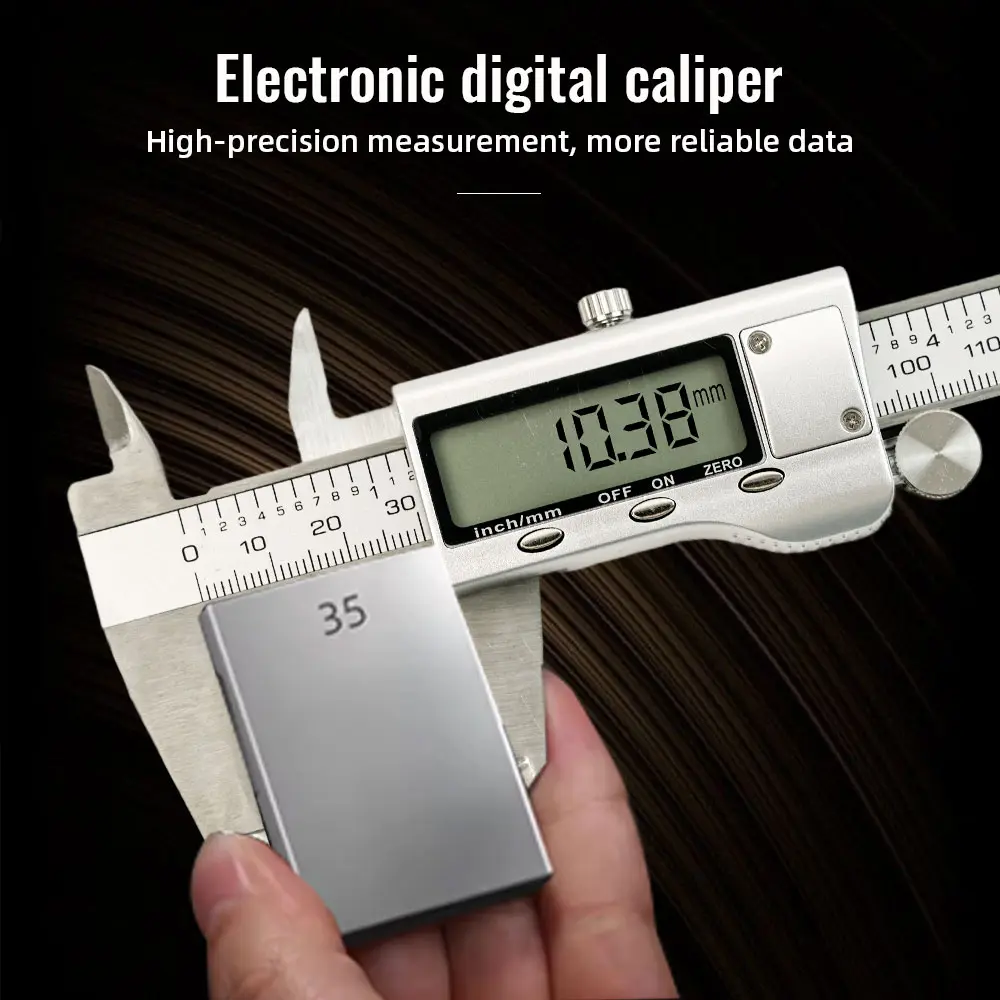 TON09 6-Inch 150mm Stainless Steel Electronic Digital Vernier Caliper Metal Micrometer Measuring