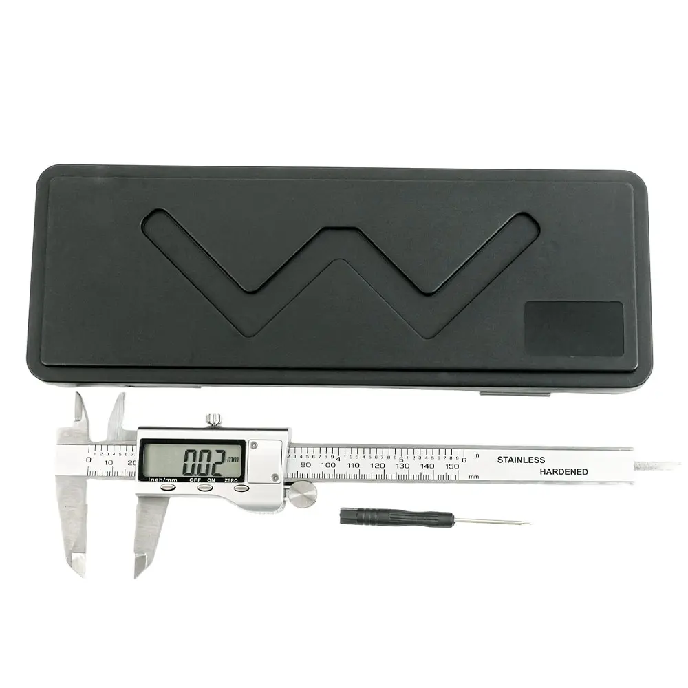 TON09 6-Inch 150mm Stainless Steel Electronic Digital Vernier Caliper Metal Micrometer Measuring