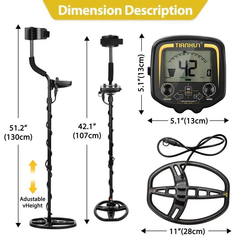 Hot sell Professtional Underground Metal Detector Tianxun TX 850 Powerful Gold Detectors Treasure Hunter Seeker Pointer detector