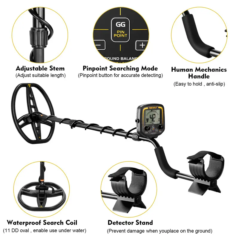 Hot sell Professtional Underground Metal Detector Tianxun TX 850 Powerful Gold Detectors Treasure Hunter Seeker Pointer detector
