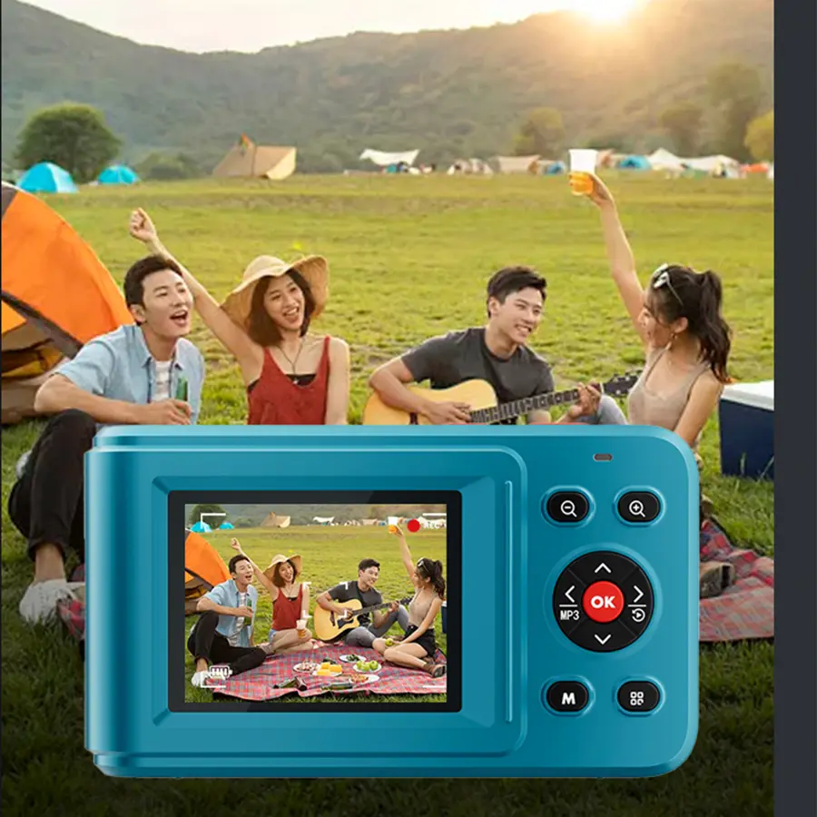 HD 1080P 2.4 inch digital Camera Rechargeable Cameras with 16x Zoom Compact Camera 72MP Cameras for kids Beginner Camera