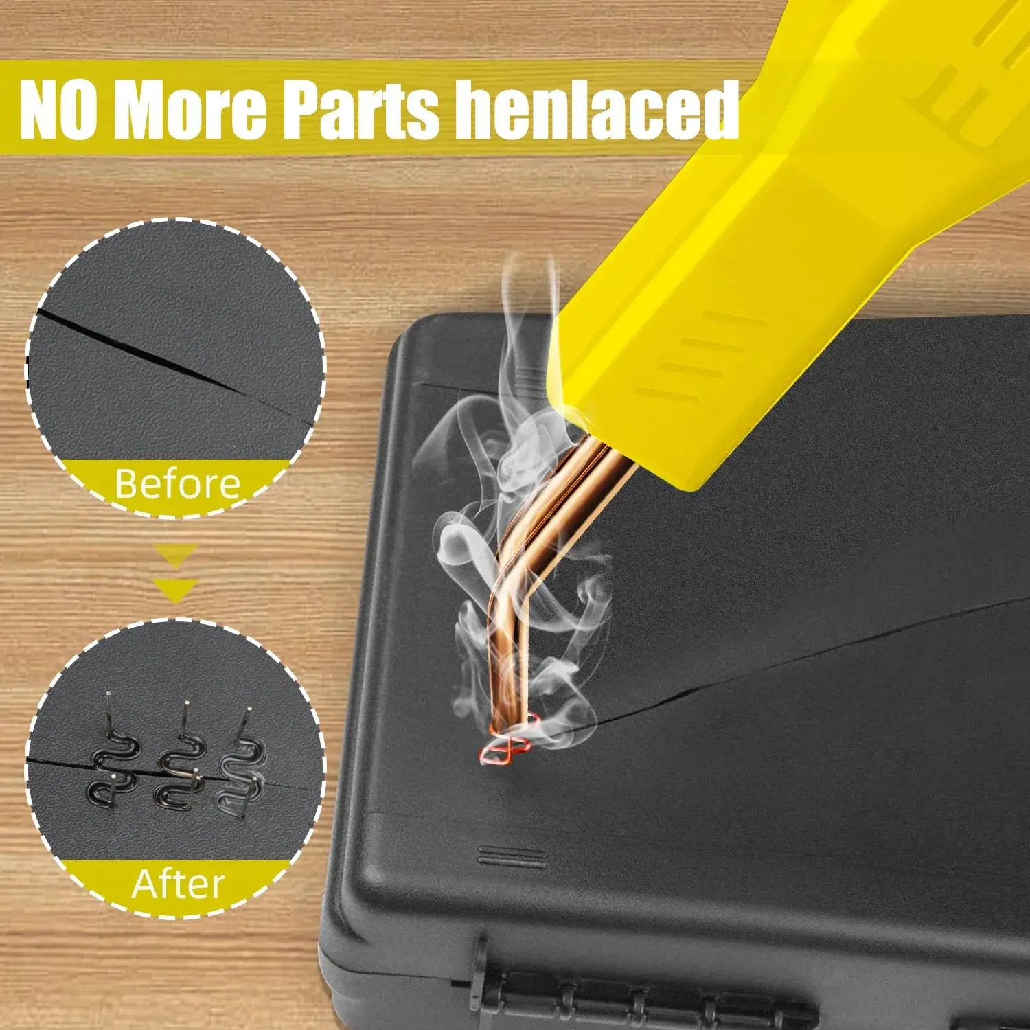 Hot 200W Rechargeable Plastic Welding Machine Bumper Repair Kit Soldering Iron For Plastic Repair Car Bumper Repair Welding Gun