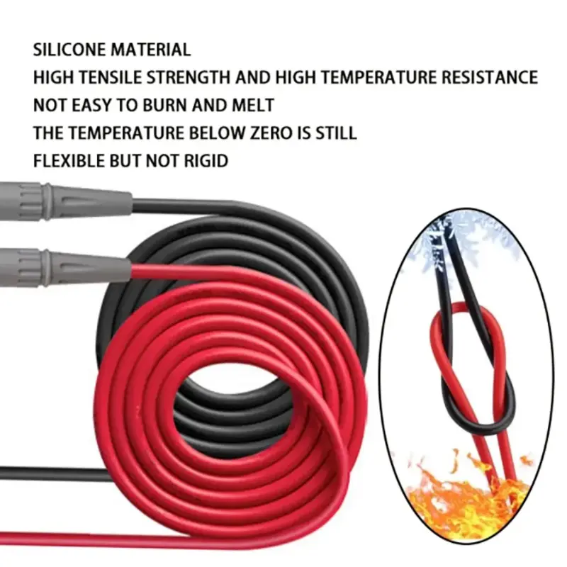 Table Pen Line High Quality Multifunction Electrician Test Pen Multi Meter Special Tip Test Pen Combination Test Line 2PCS