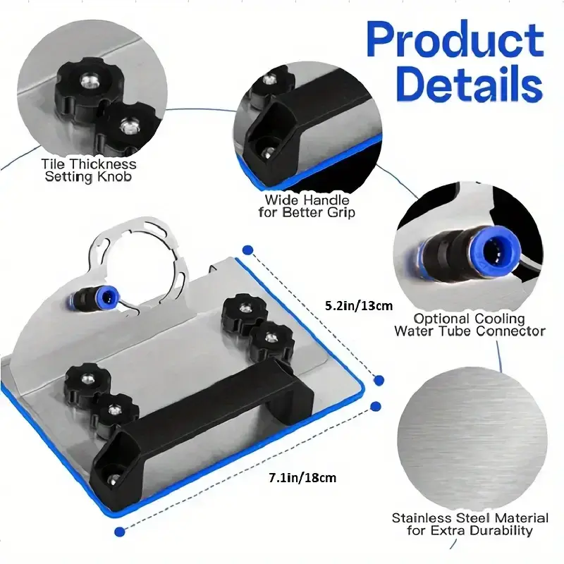 Angle Grinder Stand for Tile 45° Chamfer Cutting,Special Cutting Bracket. Angle Grinding Fixed Holder.Angle Grinder Tile Chamfer