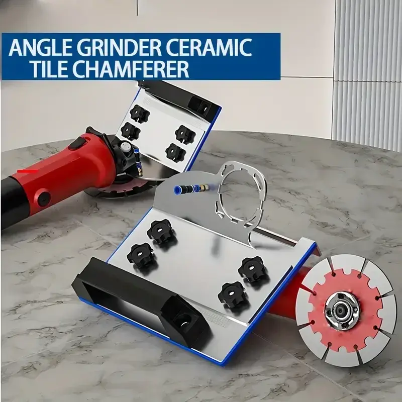 Angle Grinder Stand for Tile 45° Chamfer Cutting,Special Cutting Bracket. Angle Grinding Fixed Holder.Angle Grinder Tile Chamfer