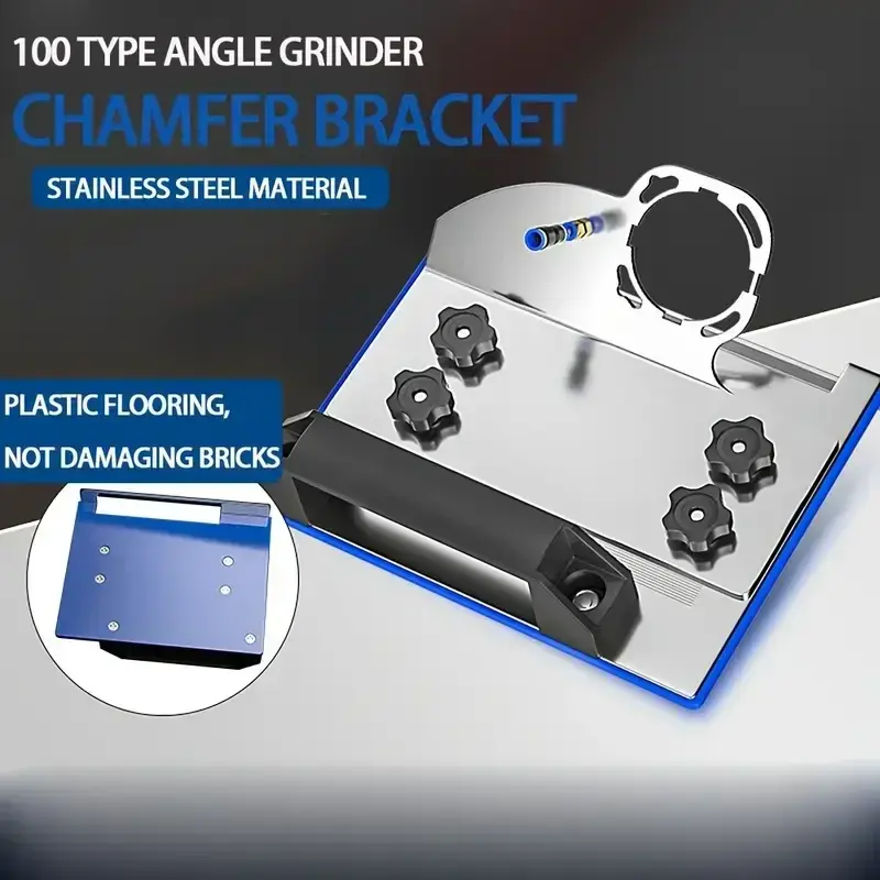Angle Grinder Stand for Tile 45° Chamfer Cutting,Special Cutting Bracket. Angle Grinding Fixed Holder.Angle Grinder Tile Chamfer