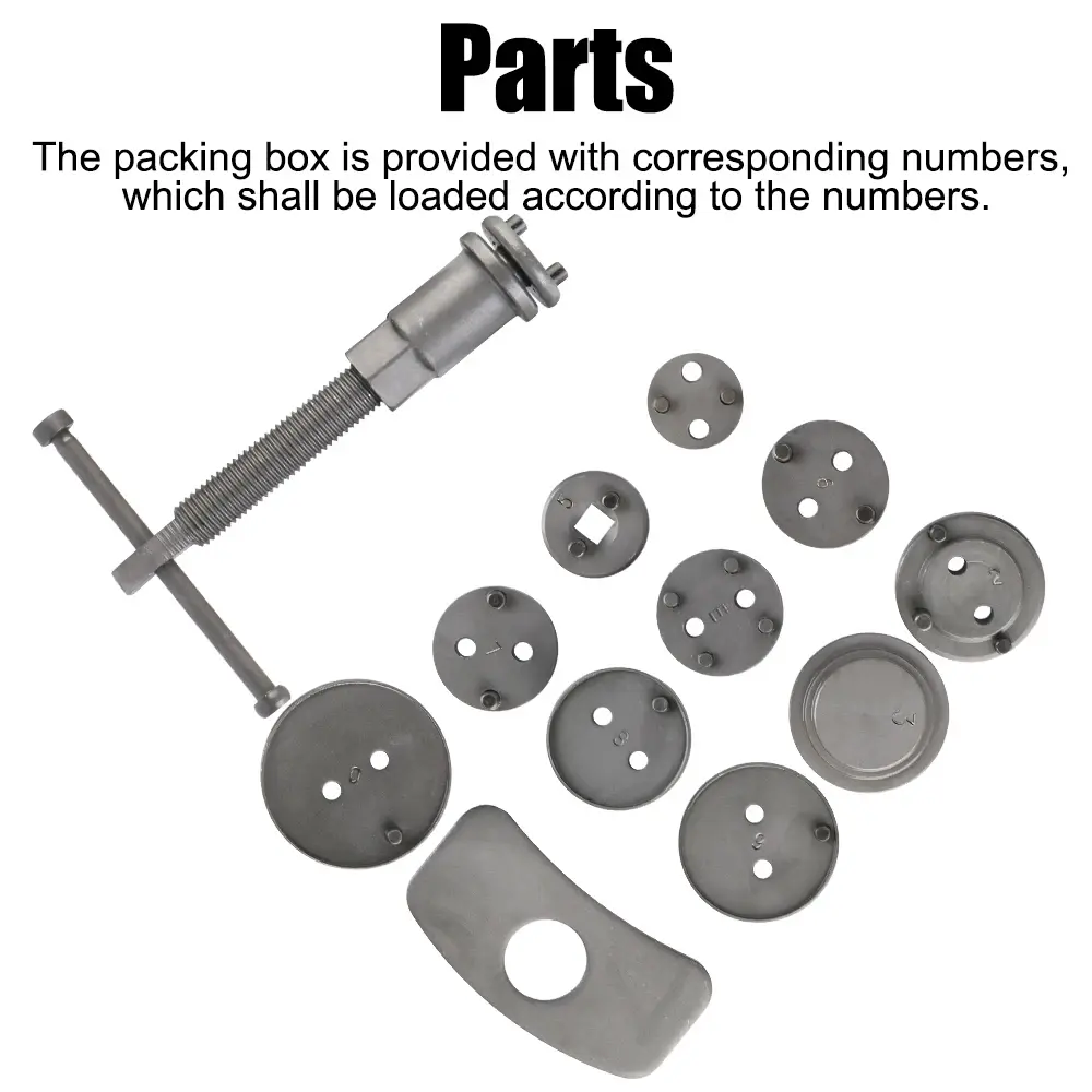 1PCS Car Disc Brake Caliper 1 Set Durable And Reliable Convenient Rewind Back Brake 12PCS/13PCS Piston Compressor Tool Kit Set