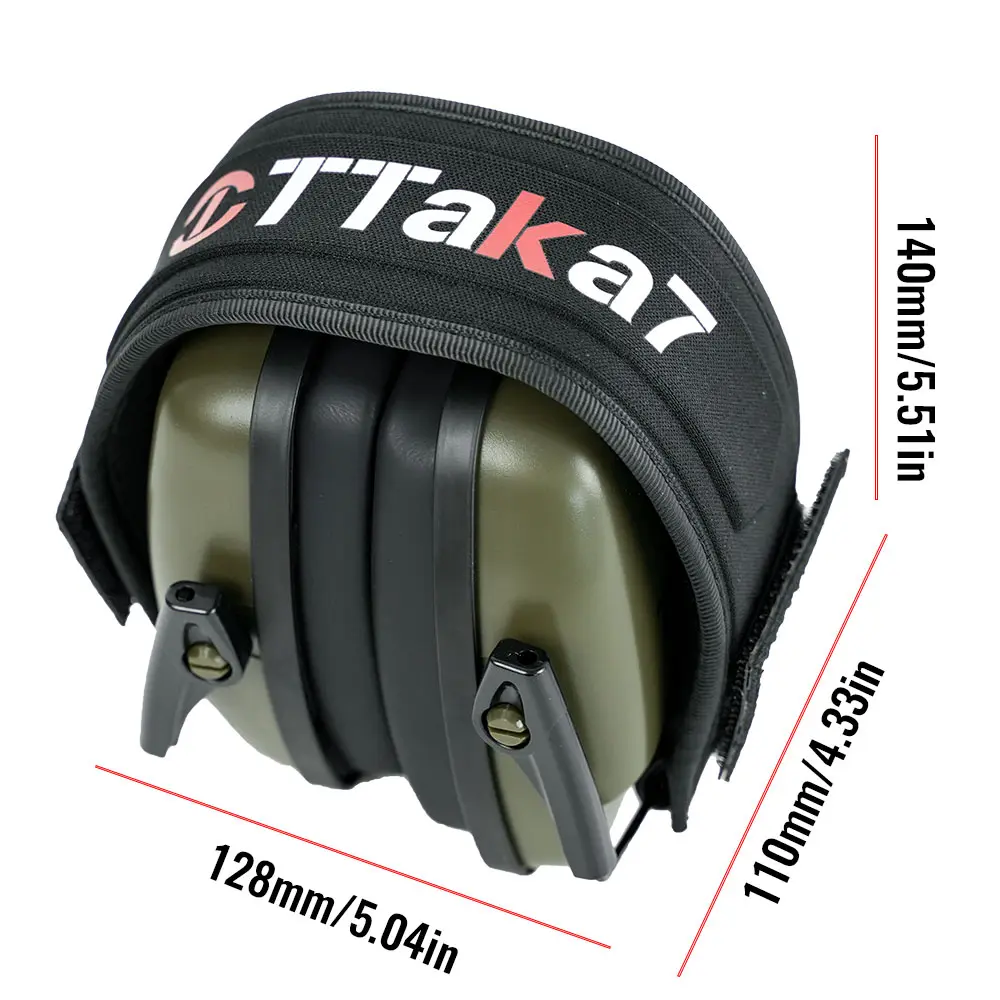 2025 New Earmuffs Active Headphones for Shooting Hearing Protection Ear Protect Noise Reduction Hunting Headphone