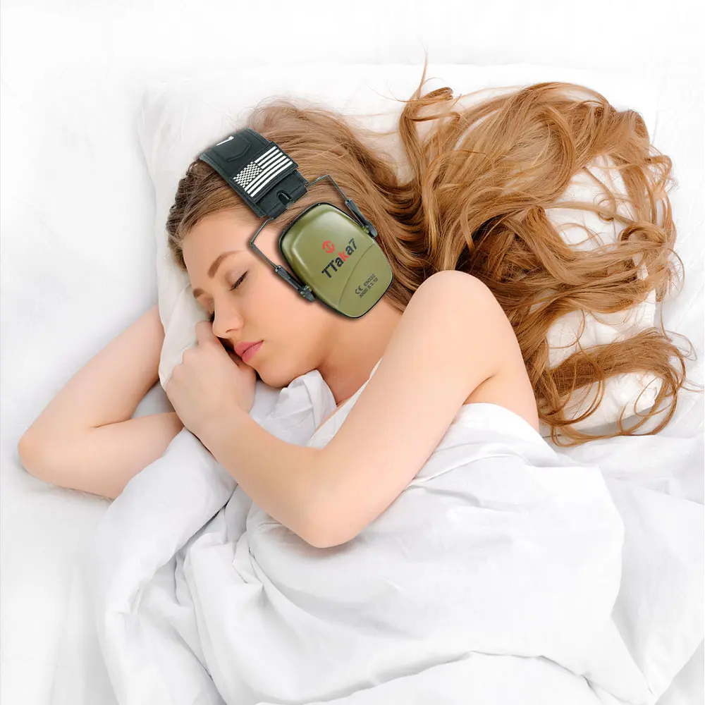 Outdoor hunting/shooting earmuffs actively reduce noise to protect hearing, train tactical headphones to strengthen human voice