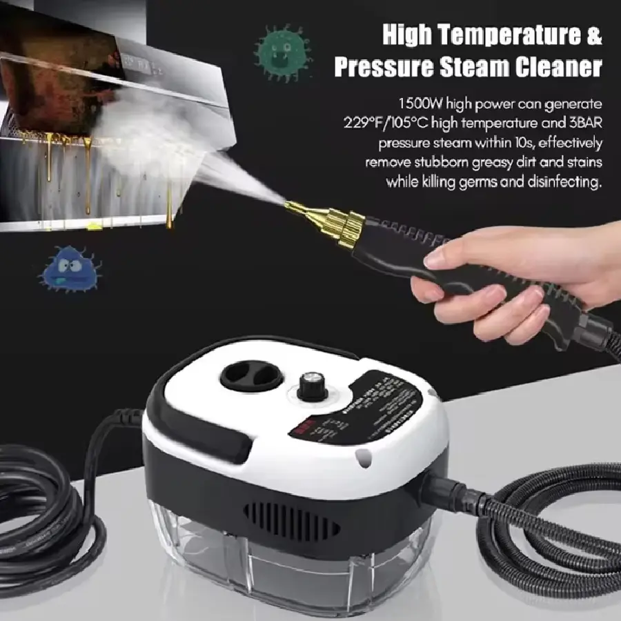 Steam Cleaner High Temperature Sterilization Air Conditioning Kitchen Hood Home /Car Steaming Cleaner US Plug /EU Plug 1500W