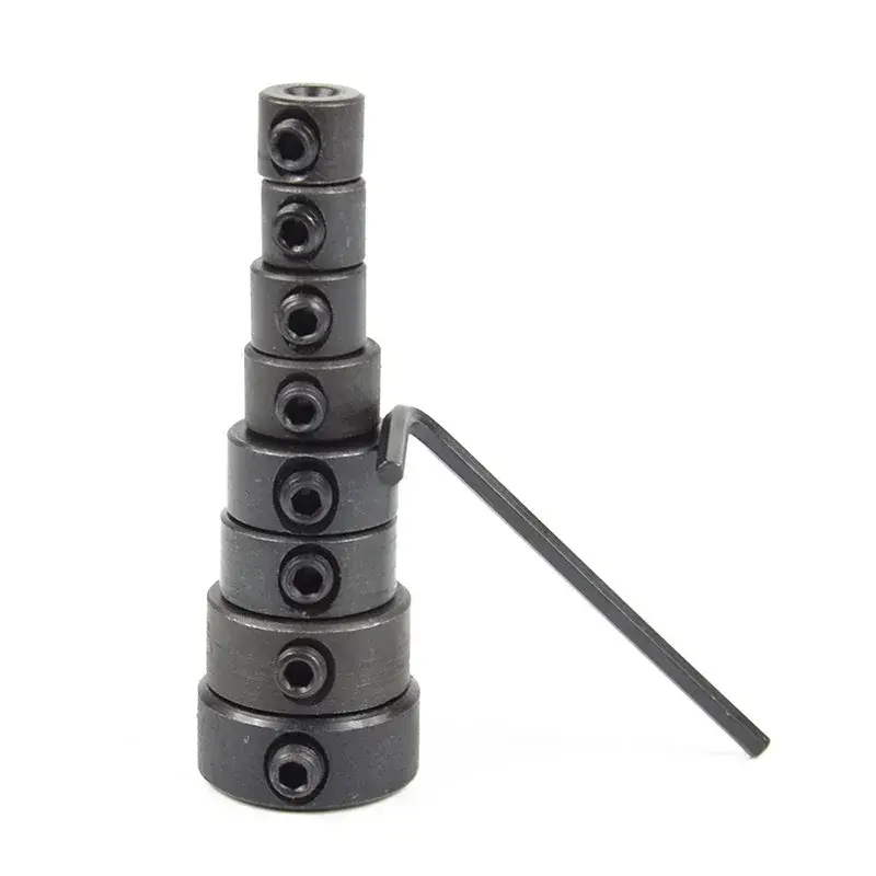 Hot sell 8pcs Drill Bit Depth Stop Rings - 3-16mm Adjustable Collars, Positioner, for Precision Woodworking