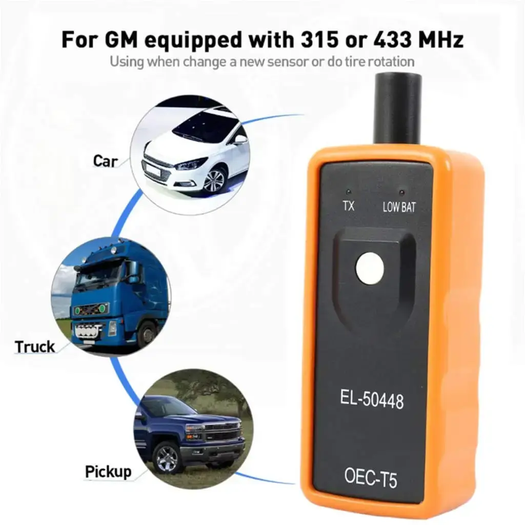 New EL-50448 TPMS OEC-T5 Tire Presure Monitor Sensor EL 50448 TPMS For G-M/Opel Reset Tool EL50448 Mechanical Tester Free Ship