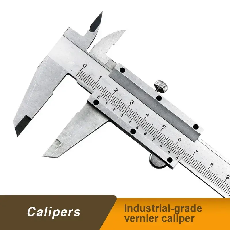 0-150mm Professional Industrial Vernier Caliper Carbon Steel Precision Measurement Four Use Metric Precision Measuring Tool