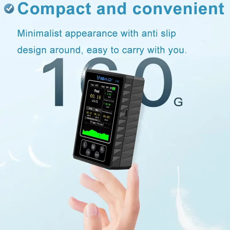 Geiger Counter Nuclear Radiation Detector Personal Dosimeter X-ray Beta Gamma Detector LCD Radioactive Tester Marble Tools