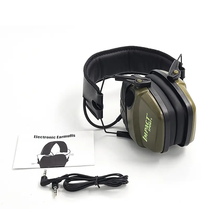 Tactical Electronic Shooting Earmuff Anti-noise Headphone Sound Amplification Hearing Protection Headset Foldable impact sports