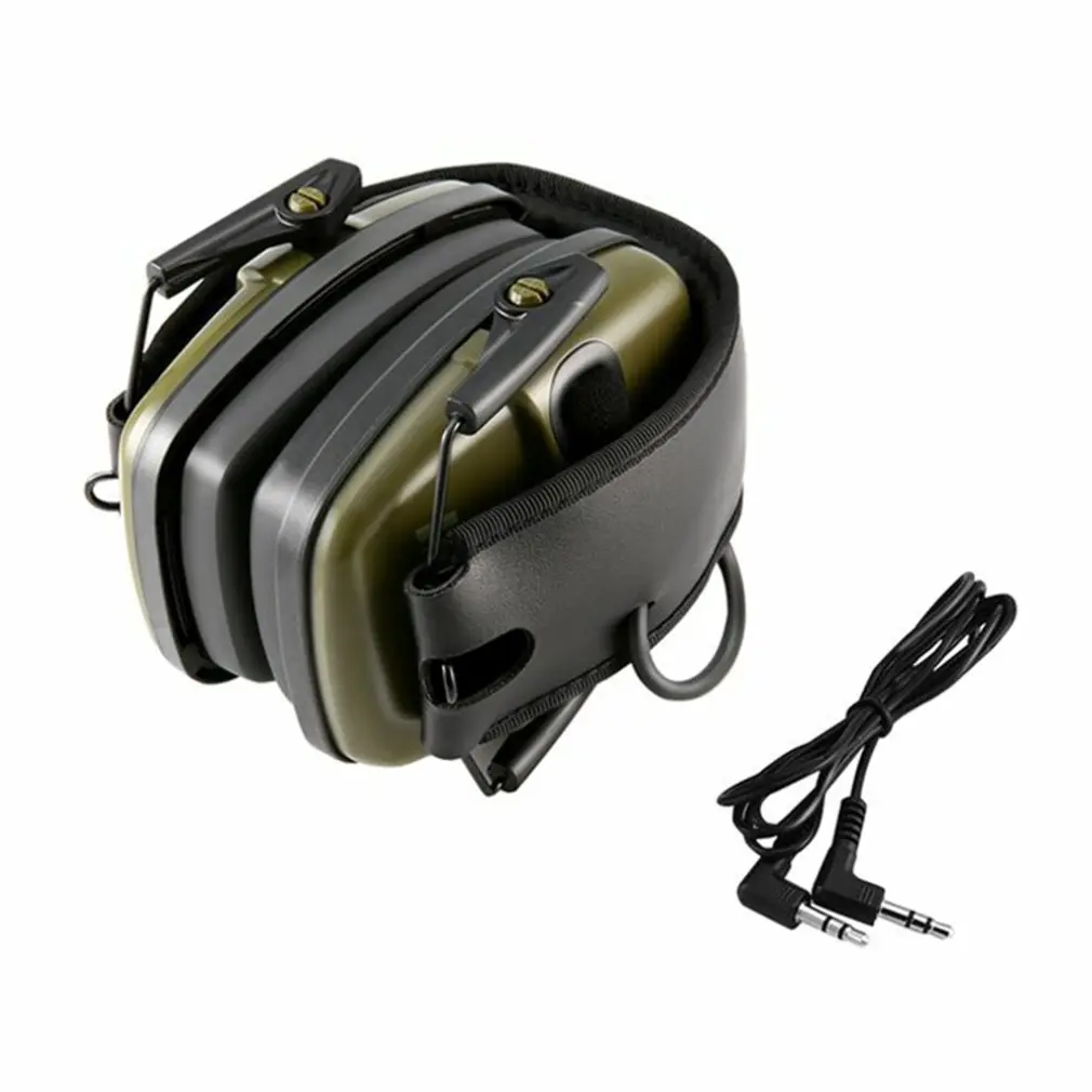 Tactical Electronic Shooting Earmuff Anti-noise Headphone Sound Amplification Hearing Protection Headset Foldable impact sports