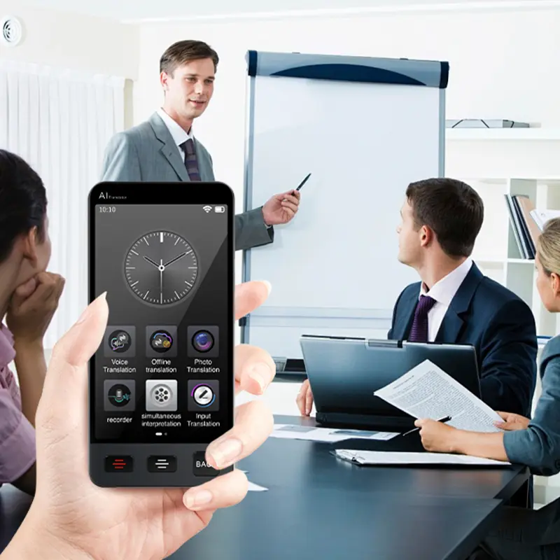 M80 Portable Language Translator Device with 142 Languages Voice Translating 19 Offline Translation hot sell
