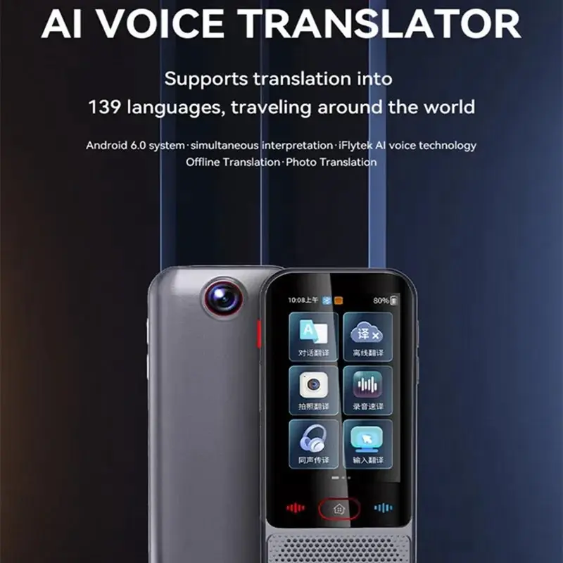 2025 new M30 Smart Voice Translator 139 Online Languages 14 Offline WIFI Photo Recording Dictionary Translation Business Travel
