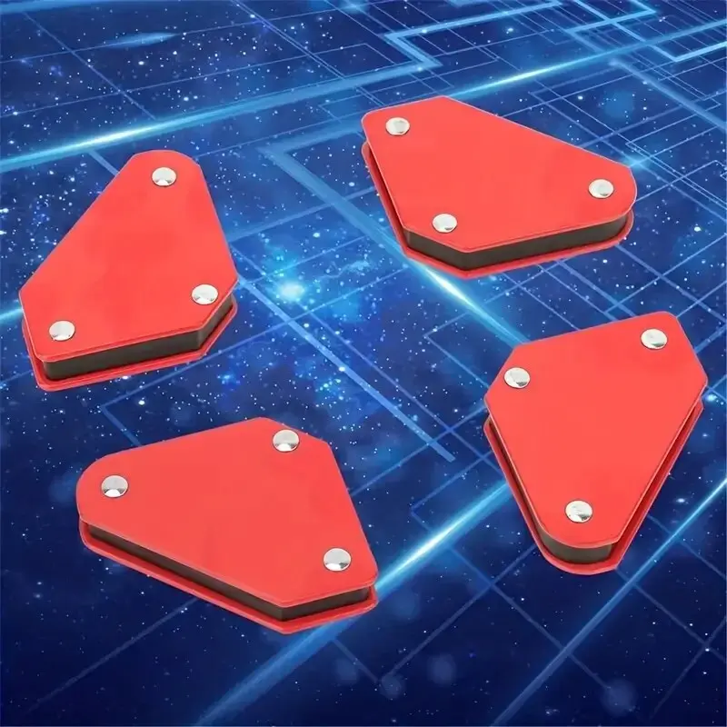 4pcs Welding Magnet Magnetic Holder 45/90/135 Degrees 9LB Arrow Clamp Magnetic Clamp For Welding Positioner Locator Tools