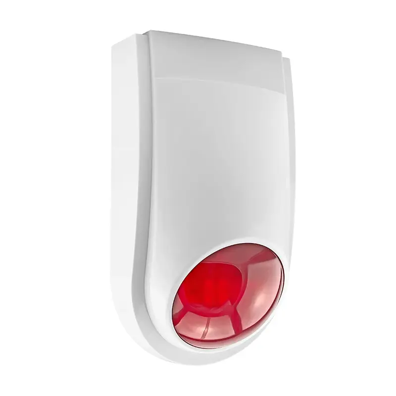 2025 New 110dB Indoor Outdoor Wireless Flashing Siren Strobe Light Sensor For Home Garge Alarm Security System