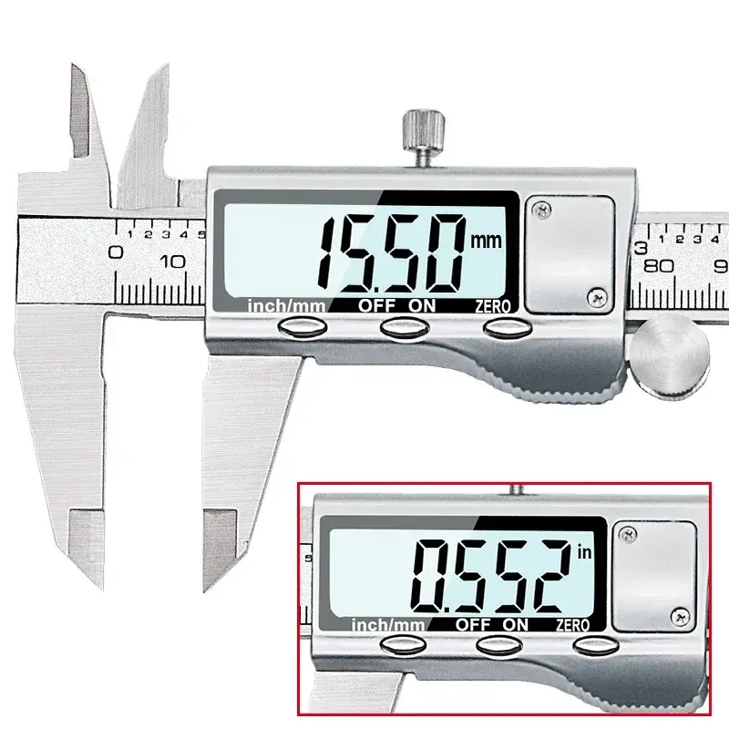 6-Inch 150mm Stainless Steel Electronic Digital Vernier Caliper Metal Micrometer Measuring tools hot sell