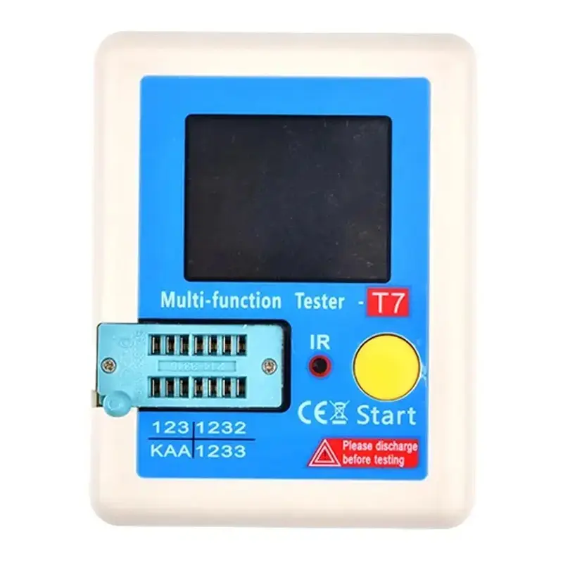 LCR-T7 Transistor Tester Multimeter Colorful Display TFT For Diode Triode MOS/PNP/NPN Capacitor Resistor Transistor