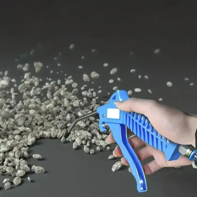High Pressure Dust Blowing Gun Pneumatic Hardware Tool Dust Removal Gun Blowing Air Soot Blowing Gun Air Pump Extended Nozzles