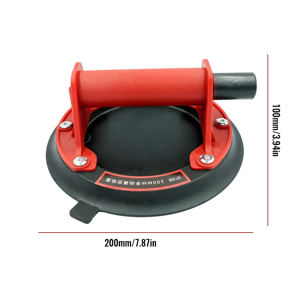 New 1PCS 2PCS Vacuum Suction Cup 8 Inch 200kg Carrying Capacity Heavy Strong Suction Puller for Tile Glass Floor Lifting Tools