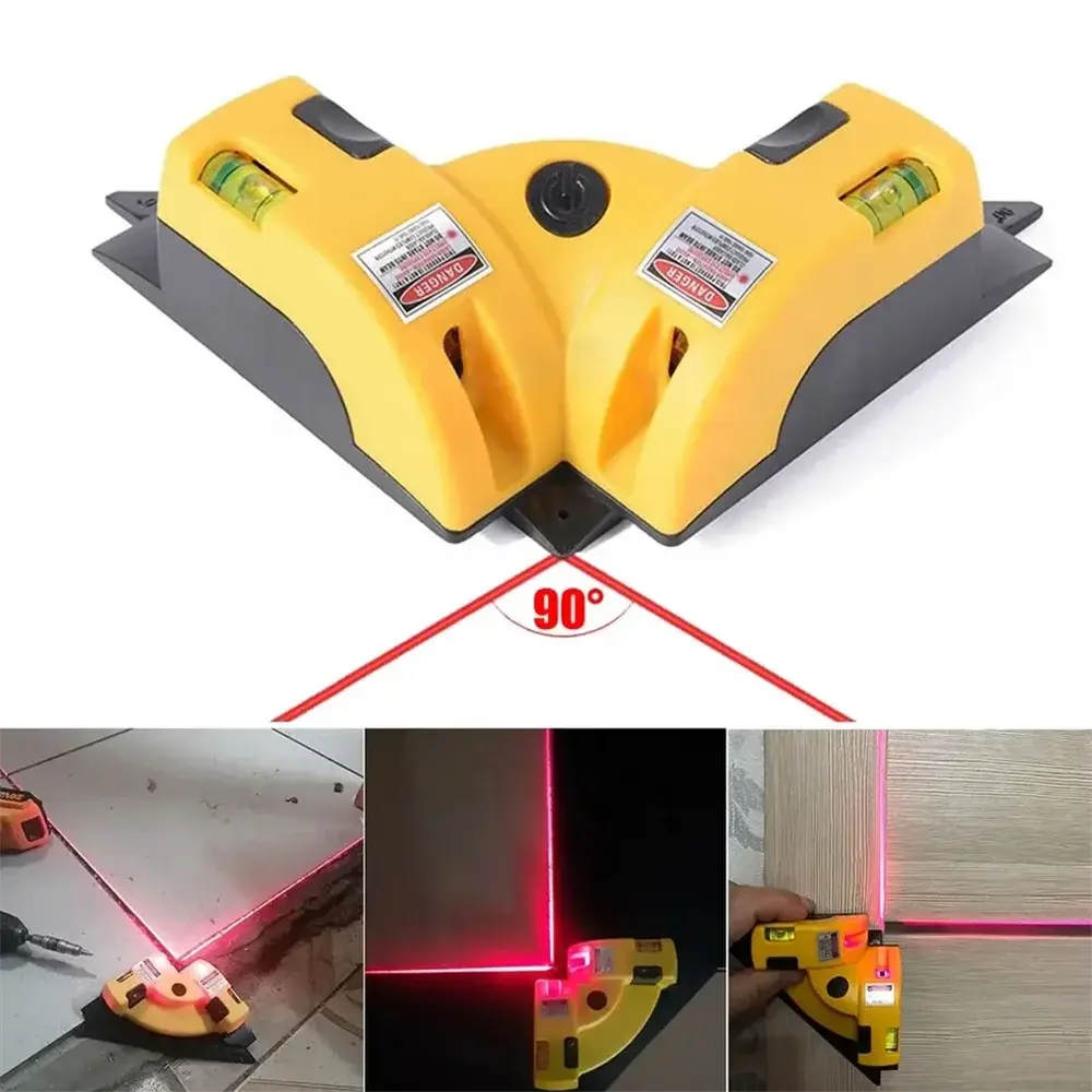 90° Infrared Laser Level Vertical Horizontal Line Projection Square Floor Tiling Level Laser Accurate Measurement tools hot sell
