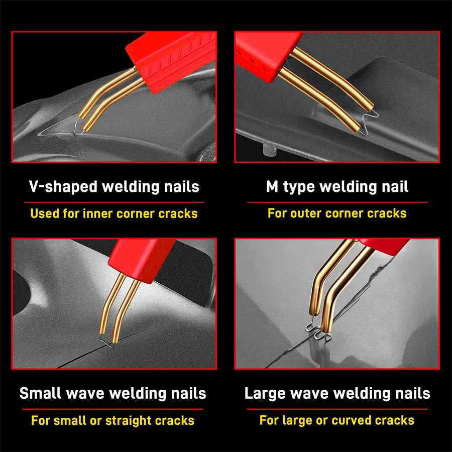 2025 Hot Sell Stapler Plastic Welding Machine Bumper Repair Kit Soldering Iron For Plastic Repair Car Bumper Repair Welding Gun