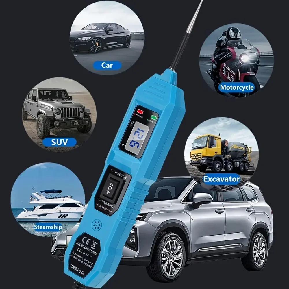 2025 New Pro Automotive Circuit Master - 3.5-36V Multifunctional Drive Tester with Digital Display, Short Circuit Detector