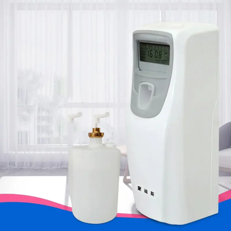 Automatic Fragrance Sprays Programable LCD Perfume Dispenser with Cans Put in Alcohol or Disinfectant Water for Office Sprayer