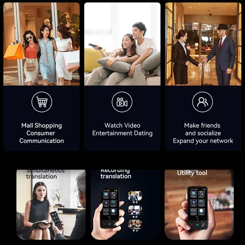 M50 Portable Audio Translator 142 Language Smart Translator 19 countries Offline In Real Time Smart Voice Photo Translator
