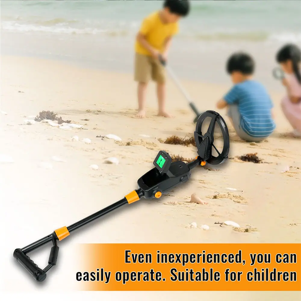 Metal Gold Detector Pinpointer Handheld Treasure Underground Metal Detector Tracker Seeker Finder With Waterproof Search Coil
