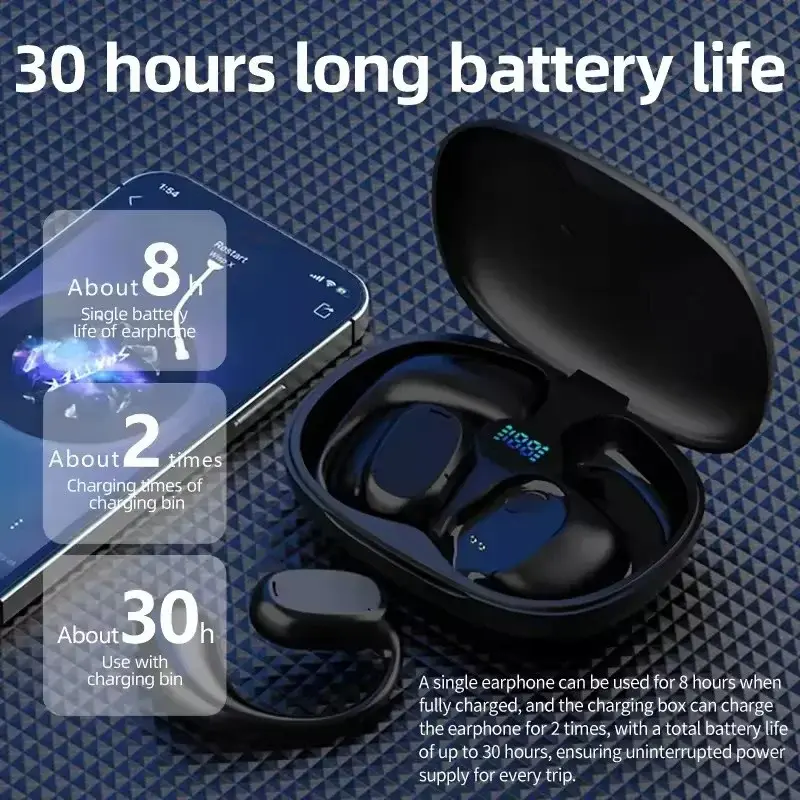 B66 Language Translator Earbuds 144 Languages 98% Accuracy Real-Time With Online Offline Built In Mic Voice Translation Headphon