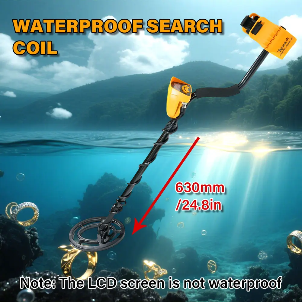 Portable Treasure Hunter GP-pointer new Hunter Detector MD-6250 Metal Detector Underground Gold Detector Metal Length Adjustable