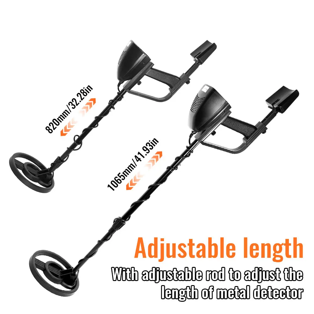 MD4070 Underground Metal Detector High Sensitivity Jewelry Treasure Gold Waterproof Metal Detecting Coins Finder Adult Children