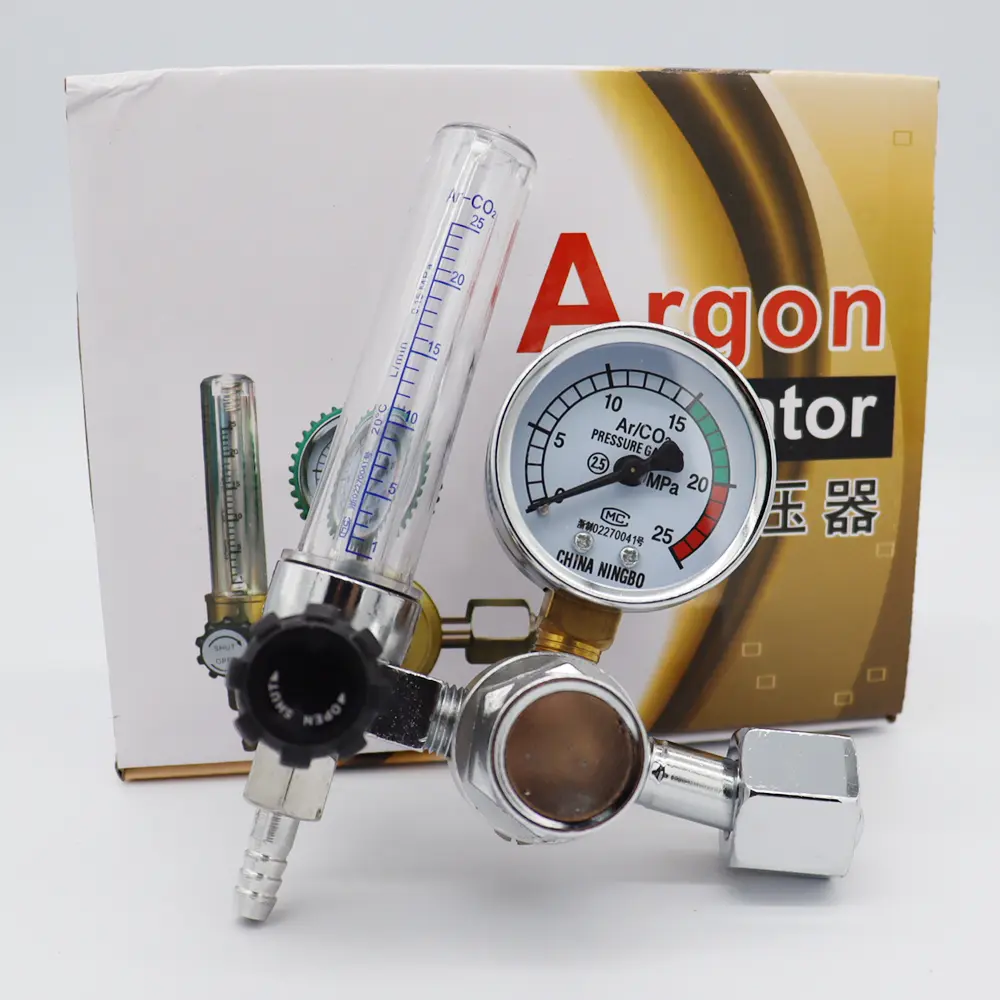 Aluminium Alloy 0-25Mpa Argon Regulator co2 Regulator Air Pressure Reducer Gas Reducer Argon Reducer