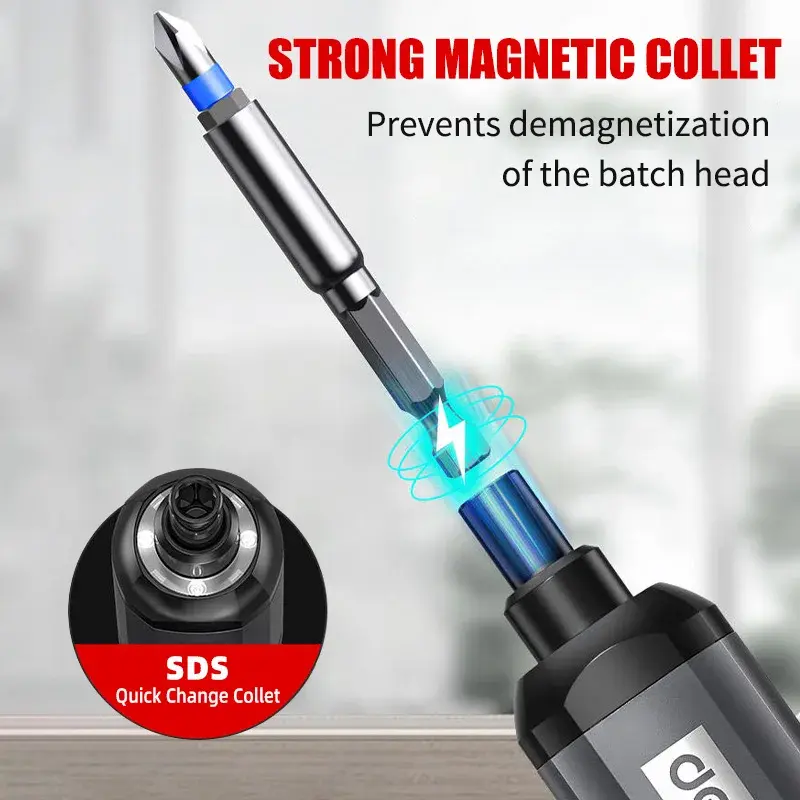 Mini Electric Screwdriver Set USB Rechargeable 2000mah Adjustment Power Dril Multi-function Disassembly Torque Repair Tools Kit